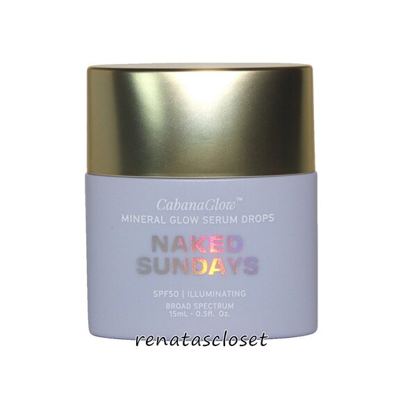 Naked Sundays Mini CabanaGlow Mineral Glow Serum Drops - Illuminating NWT/NIP - Picture 5 of 8